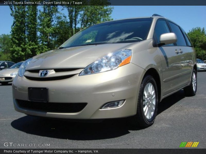 Desert Sand Mica / Taupe 2010 Toyota Sienna XLE