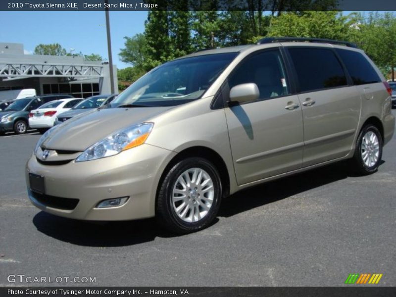 Desert Sand Mica / Taupe 2010 Toyota Sienna XLE