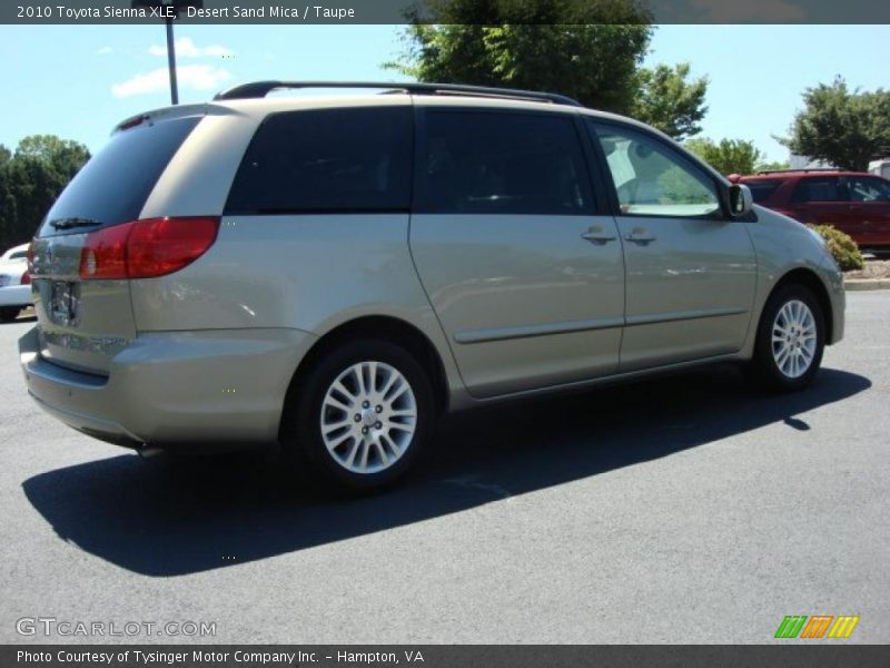 Desert Sand Mica / Taupe 2010 Toyota Sienna XLE