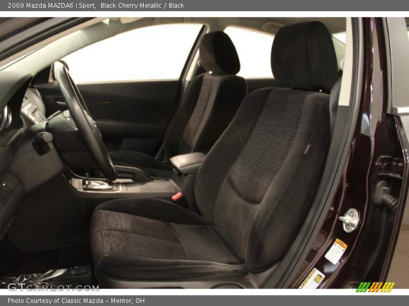 Black Cherry Metallic / Black 2009 Mazda MAZDA6 i Sport