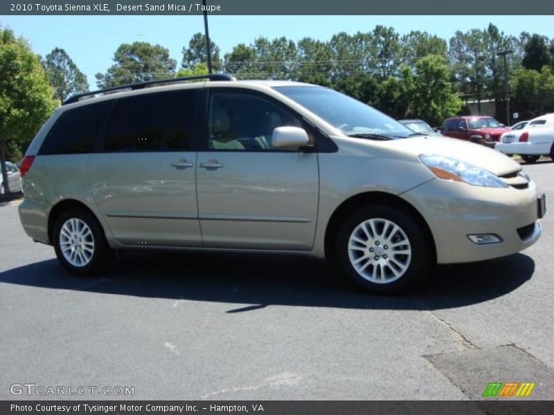 Desert Sand Mica / Taupe 2010 Toyota Sienna XLE