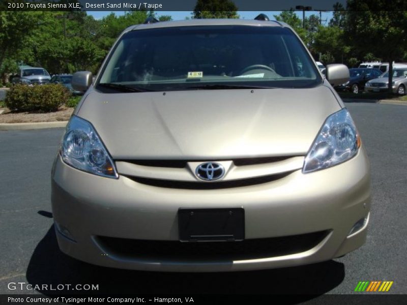Desert Sand Mica / Taupe 2010 Toyota Sienna XLE