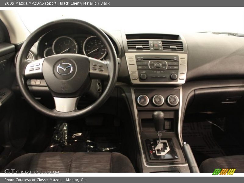 Black Cherry Metallic / Black 2009 Mazda MAZDA6 i Sport