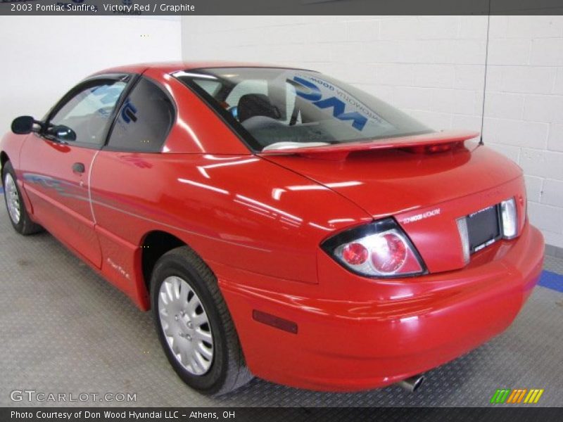 Victory Red / Graphite 2003 Pontiac Sunfire