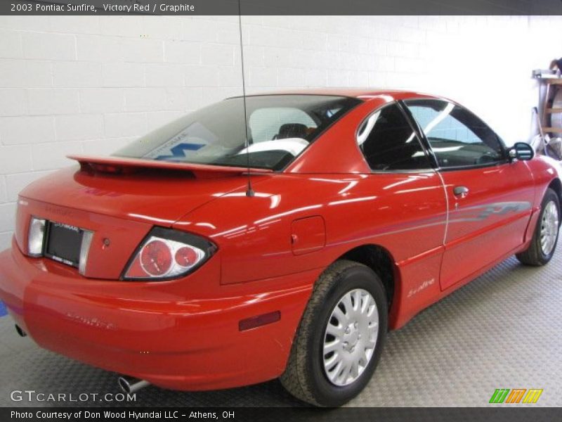 Victory Red / Graphite 2003 Pontiac Sunfire