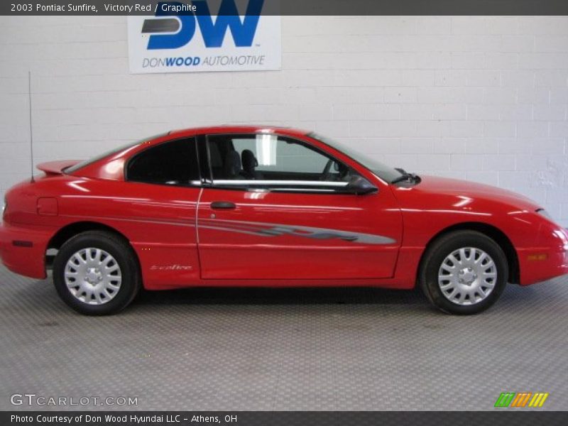 Victory Red / Graphite 2003 Pontiac Sunfire