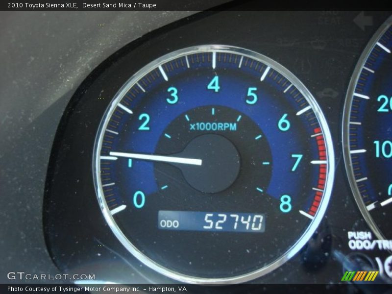 Desert Sand Mica / Taupe 2010 Toyota Sienna XLE