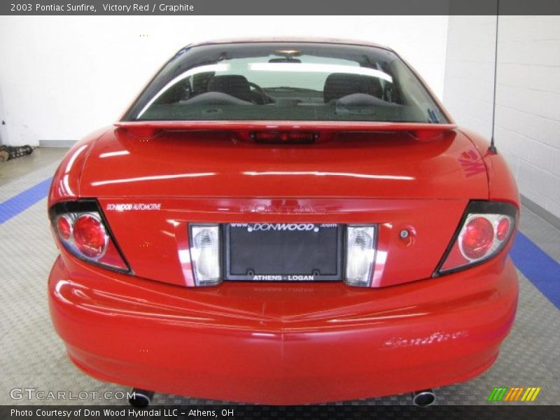 Victory Red / Graphite 2003 Pontiac Sunfire