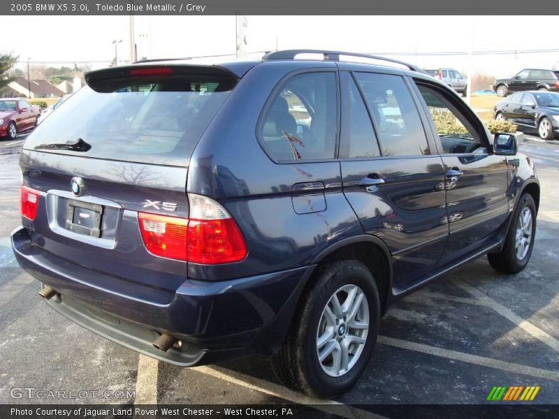 Toledo Blue Metallic / Grey 2005 BMW X5 3.0i