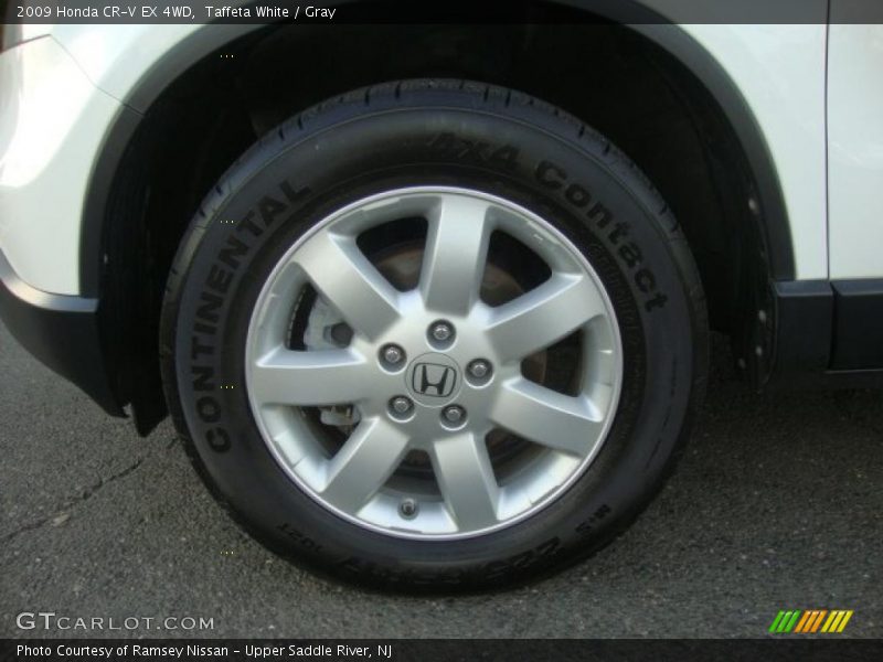 Taffeta White / Gray 2009 Honda CR-V EX 4WD