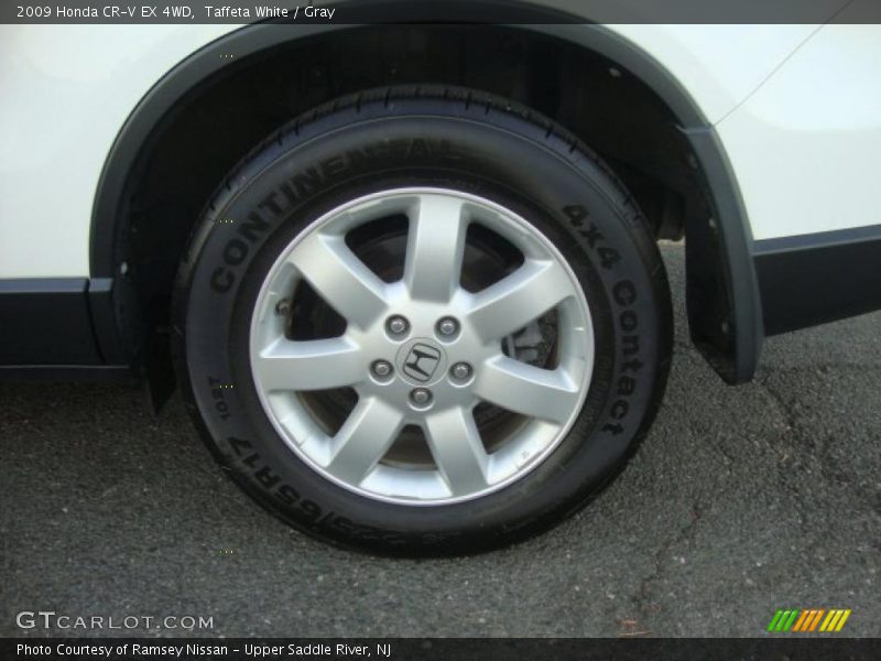 Taffeta White / Gray 2009 Honda CR-V EX 4WD