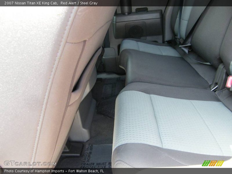 Red Alert / Steel Gray 2007 Nissan Titan XE King Cab