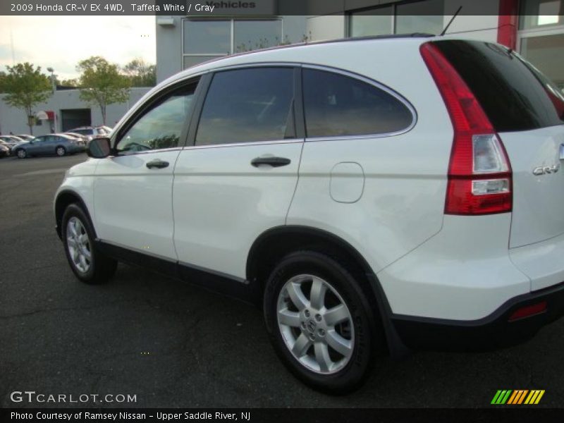 Taffeta White / Gray 2009 Honda CR-V EX 4WD