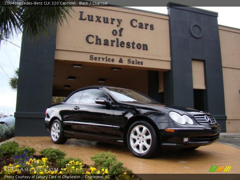 Black / Charcoal 2004 Mercedes-Benz CLK 320 Cabriolet