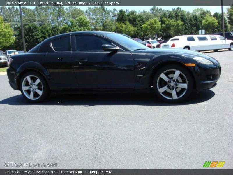 Brilliant Black / Black/Chapparal 2004 Mazda RX-8 Grand Touring