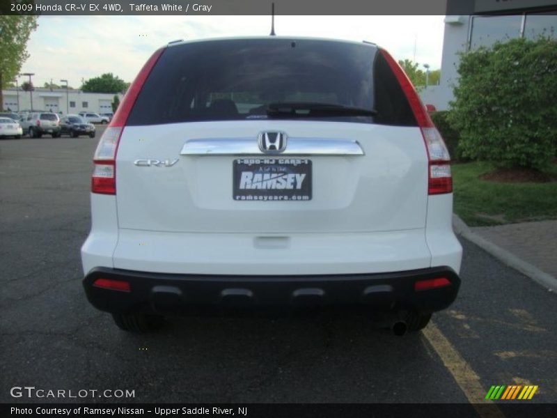 Taffeta White / Gray 2009 Honda CR-V EX 4WD
