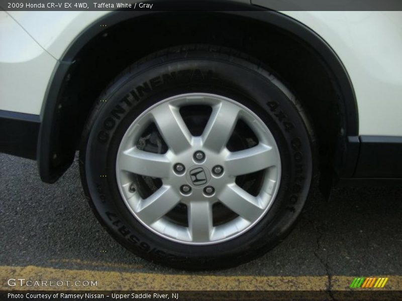 Taffeta White / Gray 2009 Honda CR-V EX 4WD