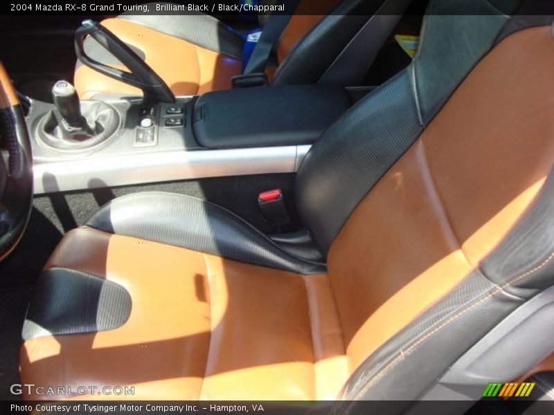 Brilliant Black / Black/Chapparal 2004 Mazda RX-8 Grand Touring