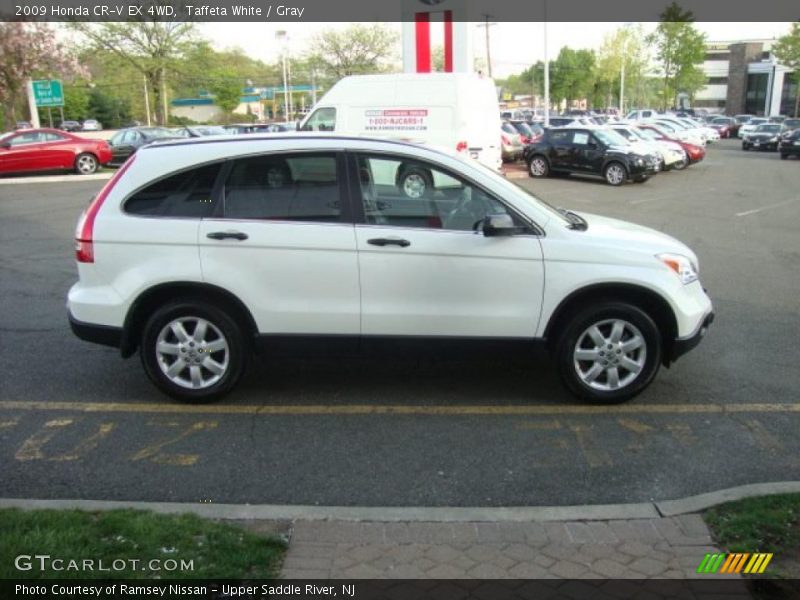 Taffeta White / Gray 2009 Honda CR-V EX 4WD