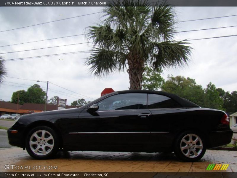 Black / Charcoal 2004 Mercedes-Benz CLK 320 Cabriolet