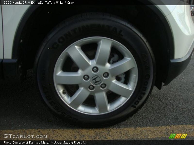 Taffeta White / Gray 2009 Honda CR-V EX 4WD