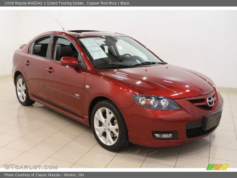 Front 3/4 View of 2008 MAZDA3 s Grand Touring Sedan