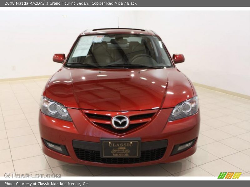 Copper Red Mica / Black 2008 Mazda MAZDA3 s Grand Touring Sedan