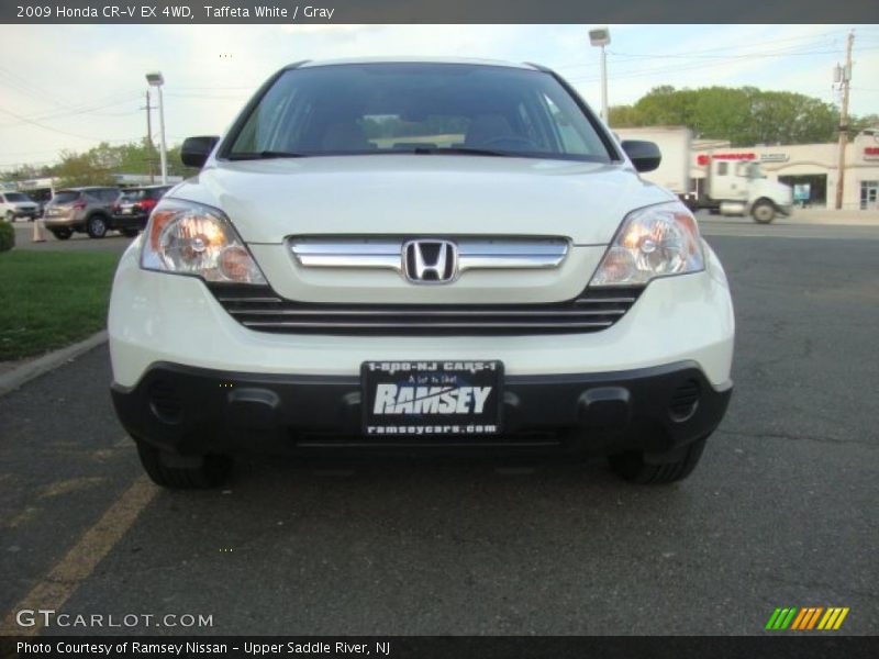 Taffeta White / Gray 2009 Honda CR-V EX 4WD