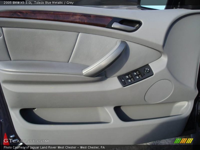Toledo Blue Metallic / Grey 2005 BMW X5 3.0i