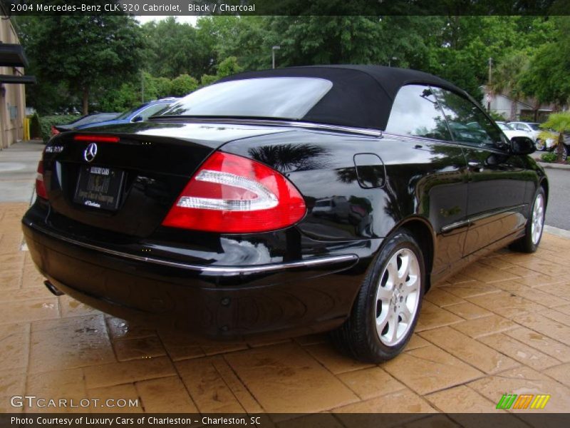 Black / Charcoal 2004 Mercedes-Benz CLK 320 Cabriolet