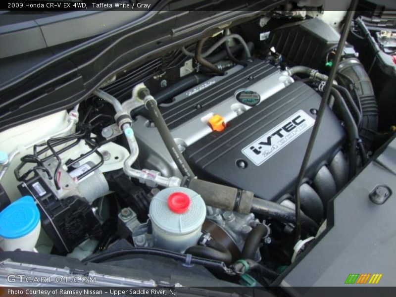 Taffeta White / Gray 2009 Honda CR-V EX 4WD