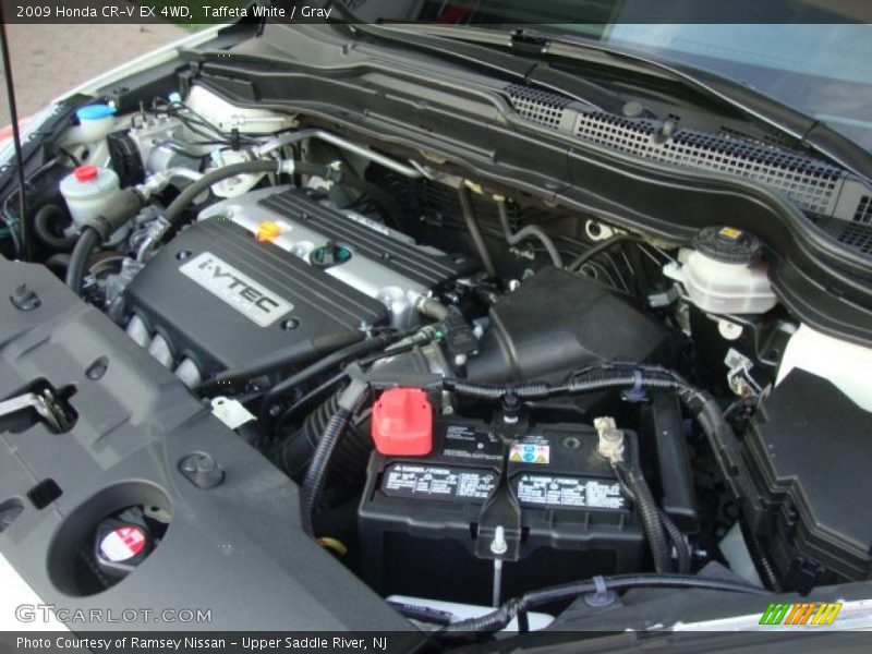 Taffeta White / Gray 2009 Honda CR-V EX 4WD