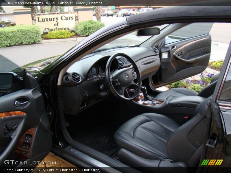 Black / Charcoal 2004 Mercedes-Benz CLK 320 Cabriolet