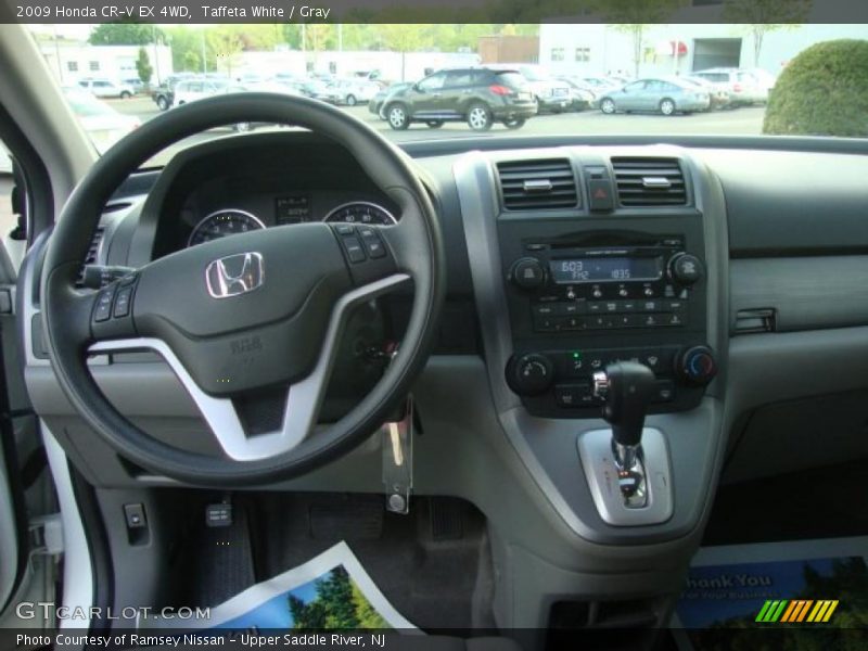 Taffeta White / Gray 2009 Honda CR-V EX 4WD