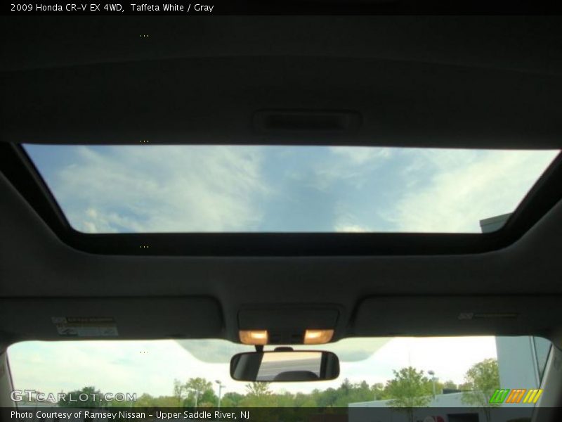Taffeta White / Gray 2009 Honda CR-V EX 4WD