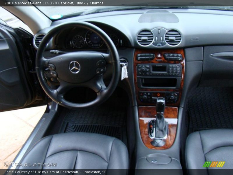 Black / Charcoal 2004 Mercedes-Benz CLK 320 Cabriolet