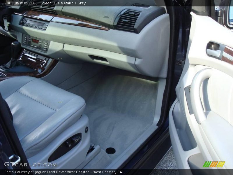 Toledo Blue Metallic / Grey 2005 BMW X5 3.0i