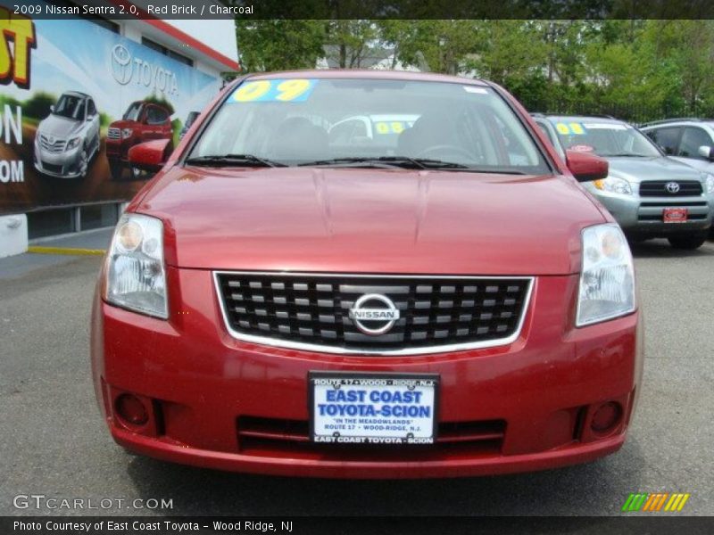 Red Brick / Charcoal 2009 Nissan Sentra 2.0