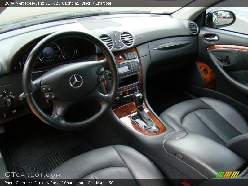  2004 CLK 320 Cabriolet Charcoal Interior