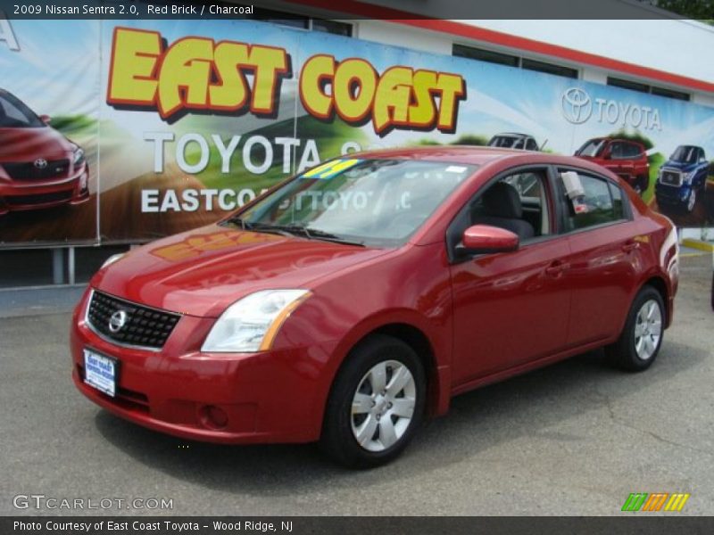 Red Brick / Charcoal 2009 Nissan Sentra 2.0