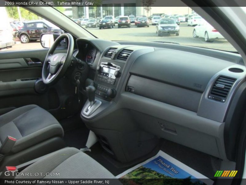 Taffeta White / Gray 2009 Honda CR-V EX 4WD