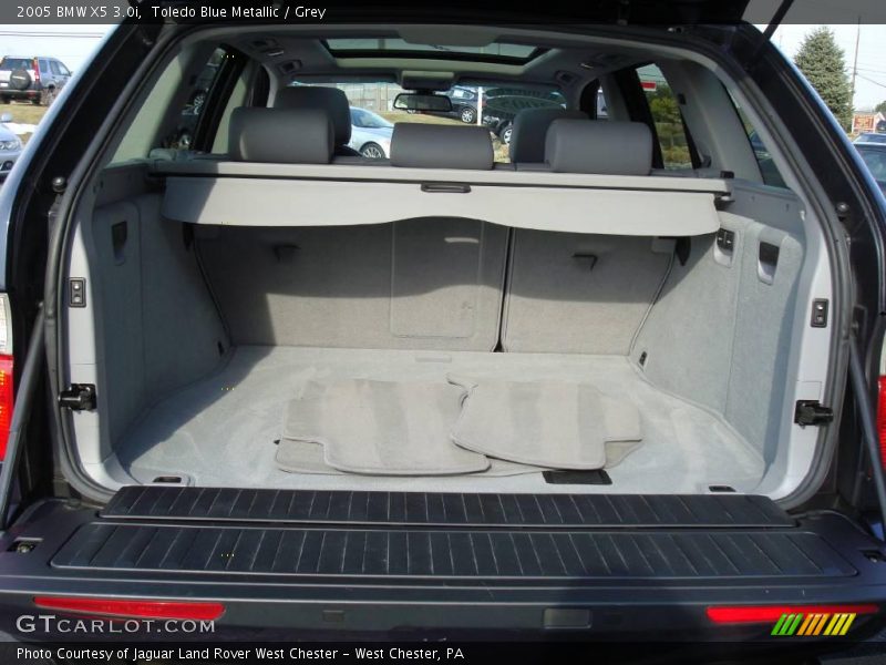Toledo Blue Metallic / Grey 2005 BMW X5 3.0i