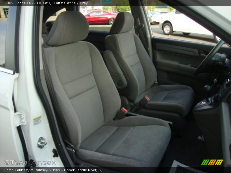 Taffeta White / Gray 2009 Honda CR-V EX 4WD