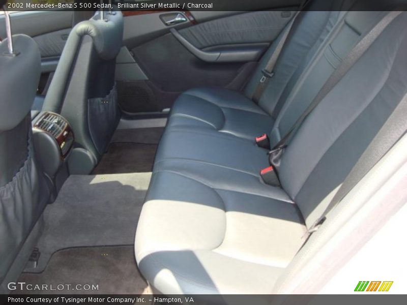 Brilliant Silver Metallic / Charcoal 2002 Mercedes-Benz S 500 Sedan