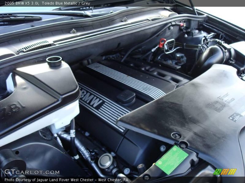 Toledo Blue Metallic / Grey 2005 BMW X5 3.0i