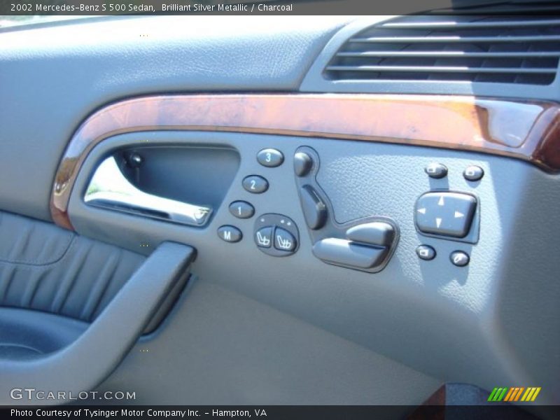 Brilliant Silver Metallic / Charcoal 2002 Mercedes-Benz S 500 Sedan