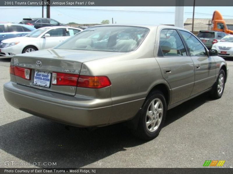 Antique Sage Pearl / Oak 2001 Toyota Camry LE V6