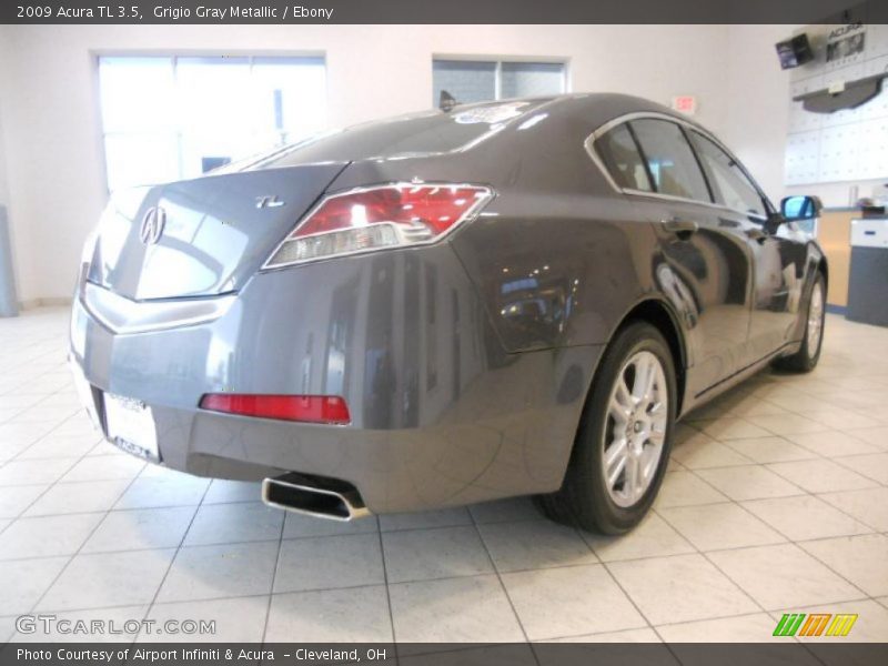 Grigio Gray Metallic / Ebony 2009 Acura TL 3.5