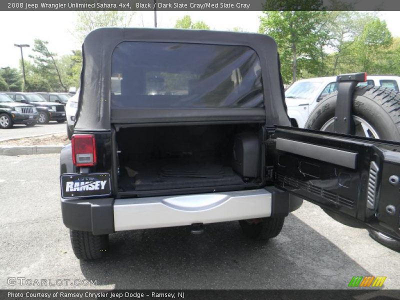 Black / Dark Slate Gray/Med Slate Gray 2008 Jeep Wrangler Unlimited Sahara 4x4