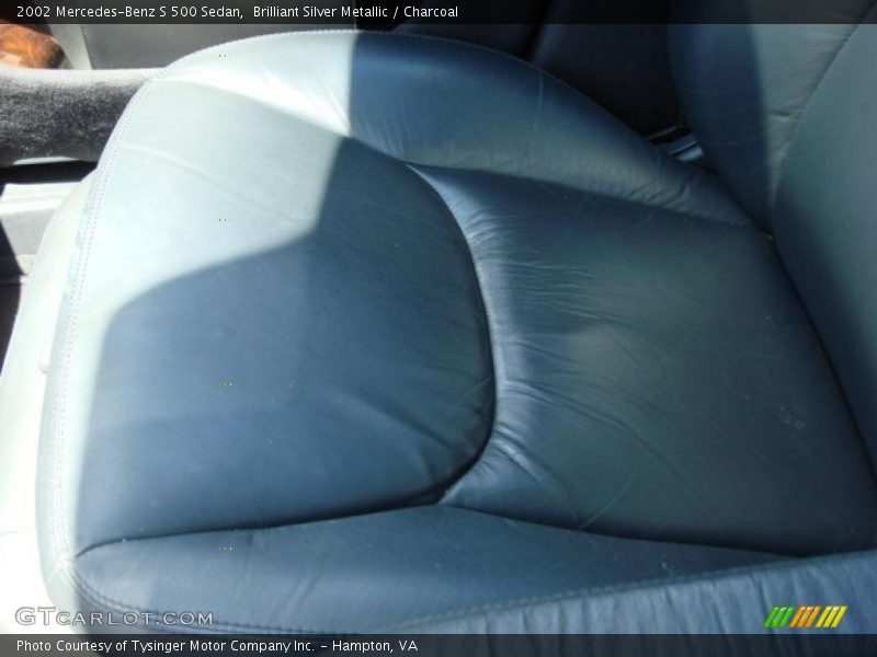Brilliant Silver Metallic / Charcoal 2002 Mercedes-Benz S 500 Sedan